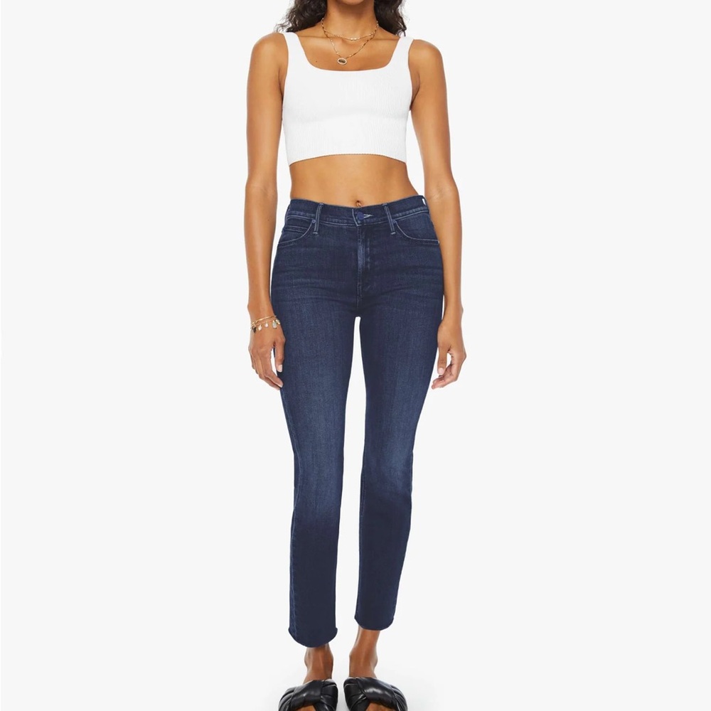 Mother Denim The Mid Rise Dazzler Ankle